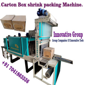Box stretch wrapping machine with pneumatic Holder