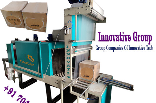 Box stretch wrapping machine with pneumatic Holder