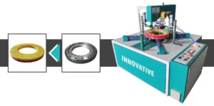 PET strap coil wrapping machine for secure export packaging of industrial PET strap coils