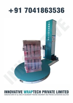 Aluminum ingots packing machine by Innovative Mechatronics for heavy-duty metal pallet packaging